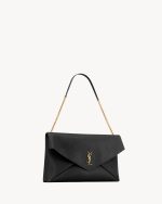 YSL CASSANDRE XXL envelope pouch on chain in lambskin - Image 5